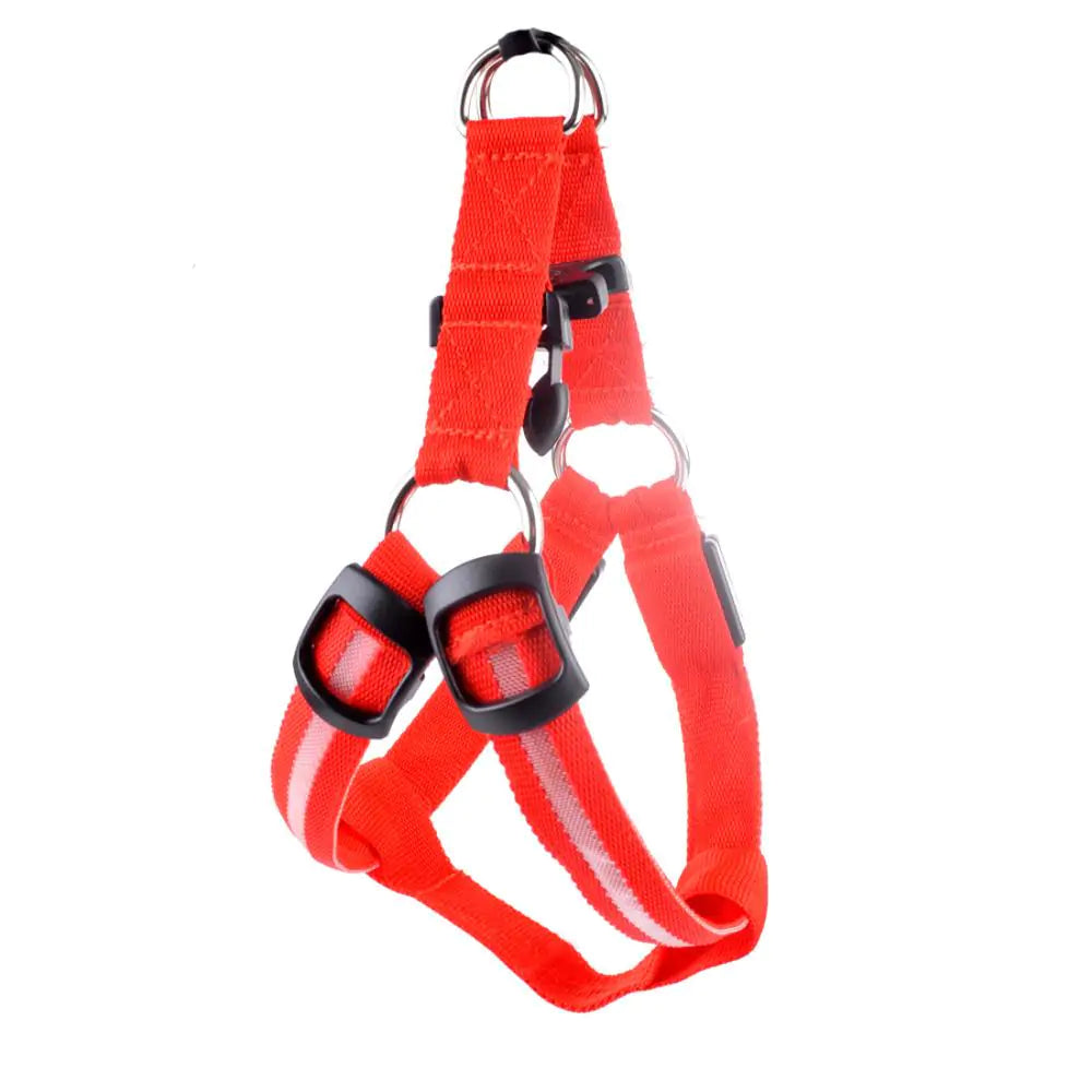 Nylon Pet Safety LED Harness