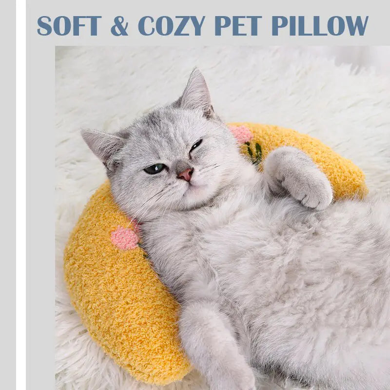 Pet U-Shaped Pillow for Deep Sleep and Comfort